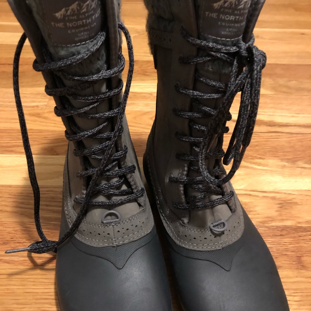 North Face Grey Winter Boots